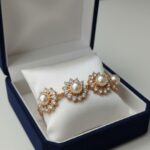 Floral Charm Rose Gold Bracelet