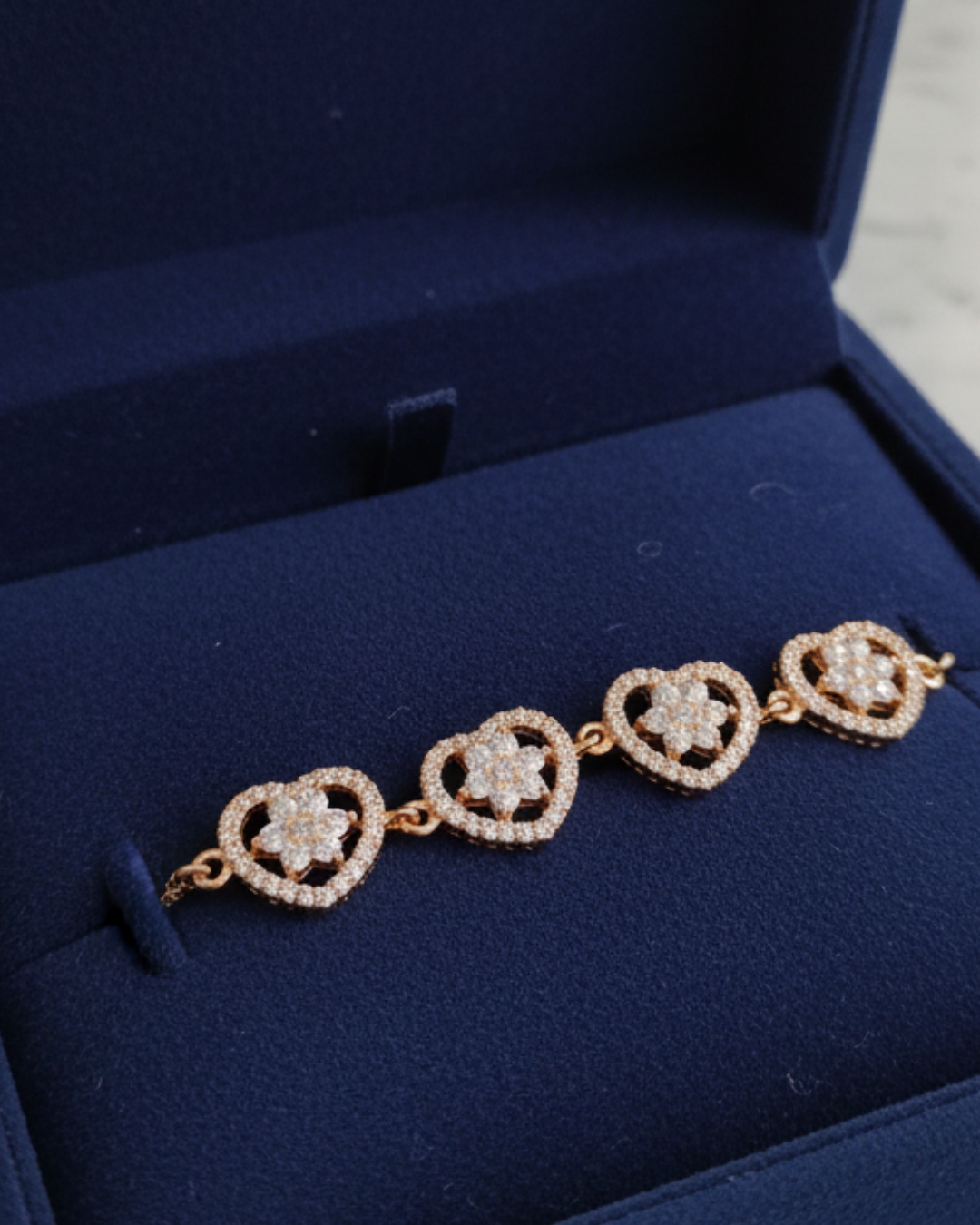 Heart’s Desire Rose Gold Bracelet