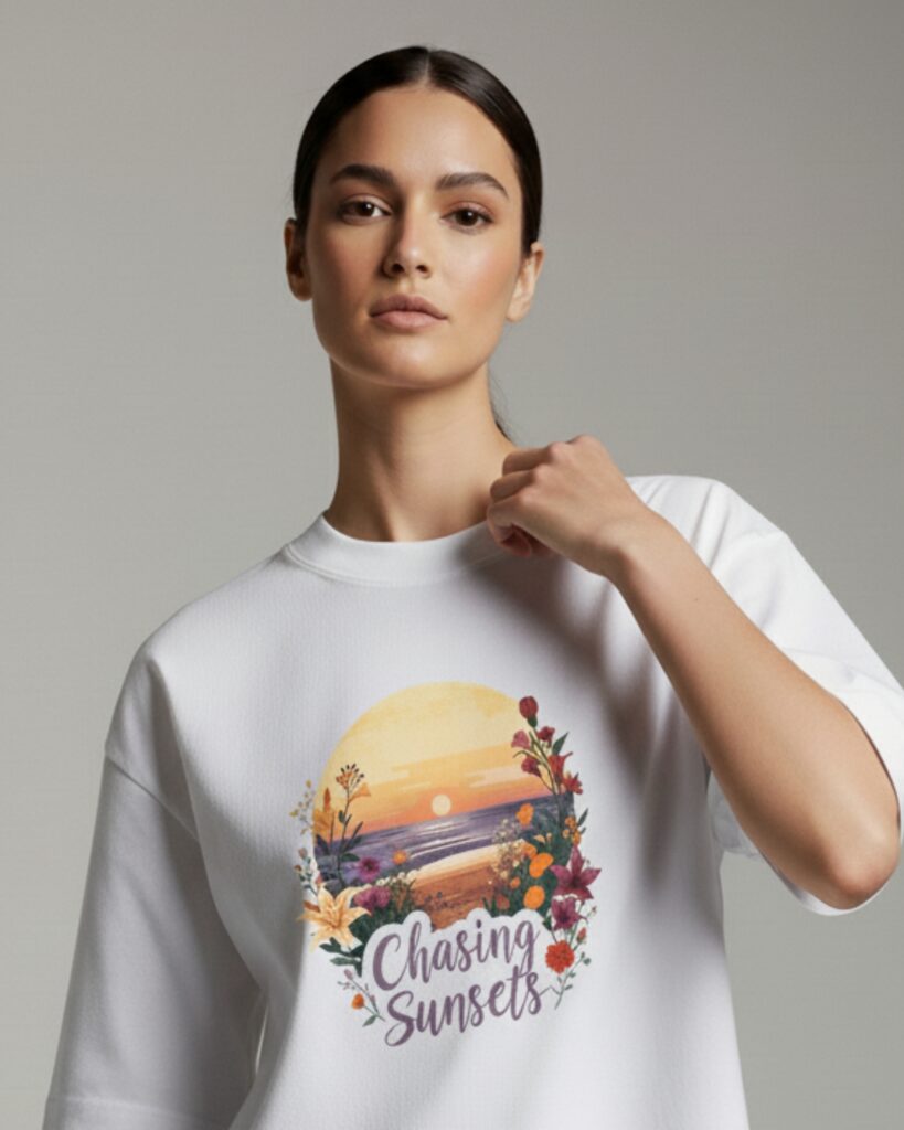 Chasing Sunset T-shirt - Zyraaf Clothing