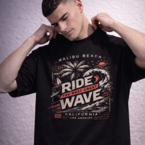 ride the wave t shirt